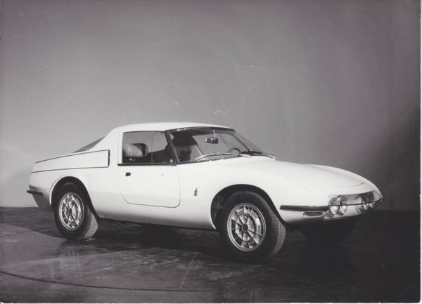 Fiat Abarth 1000 Coupé Speciale due posti by Pininfarina, press photo, Italy, c1965