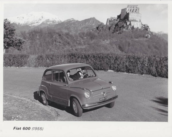 Fiat 600 (1955), press photo, Italy, c1972