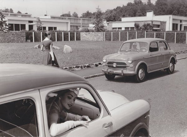 Fiat 1100 Normale, press photo, Italy, 1956