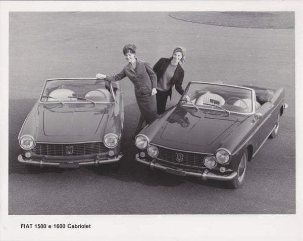 Fiat 1500/1600 Cabriolet, press photo, Italy, 1965