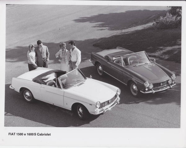 Fiat 1500/1600 S Cabriolet, press photo, Italy, 1965