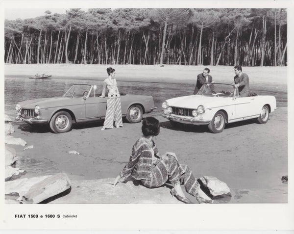 Fiat 1500/1600 S Cabriolet, press photo, Italy, 1965