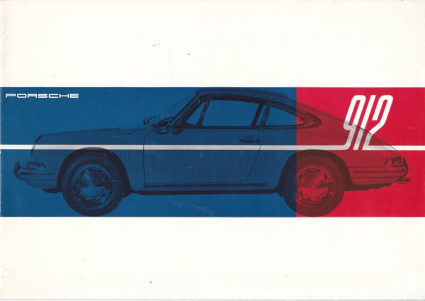Porsche 912, sales folder, 8 pages, France, 4/1965