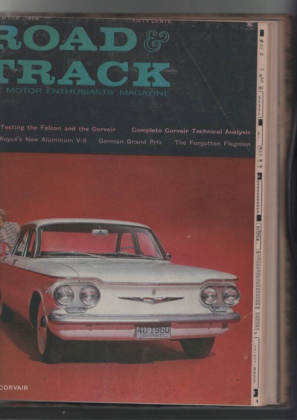 Road & Track Magazines 1959