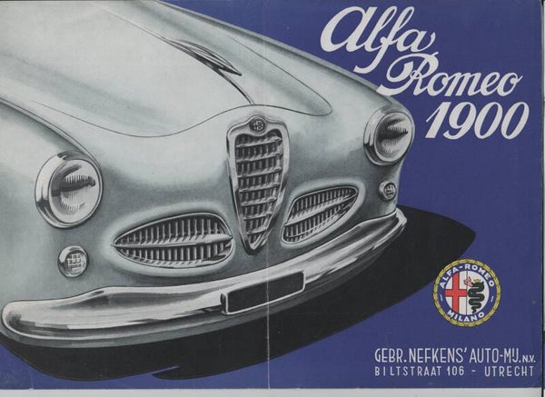 Brochure Alfa Romeo 1900