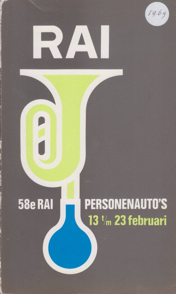 RAI Passenger Car Exhibition Catalog Amsterdam, 216 pages, Dutch, 2/1969