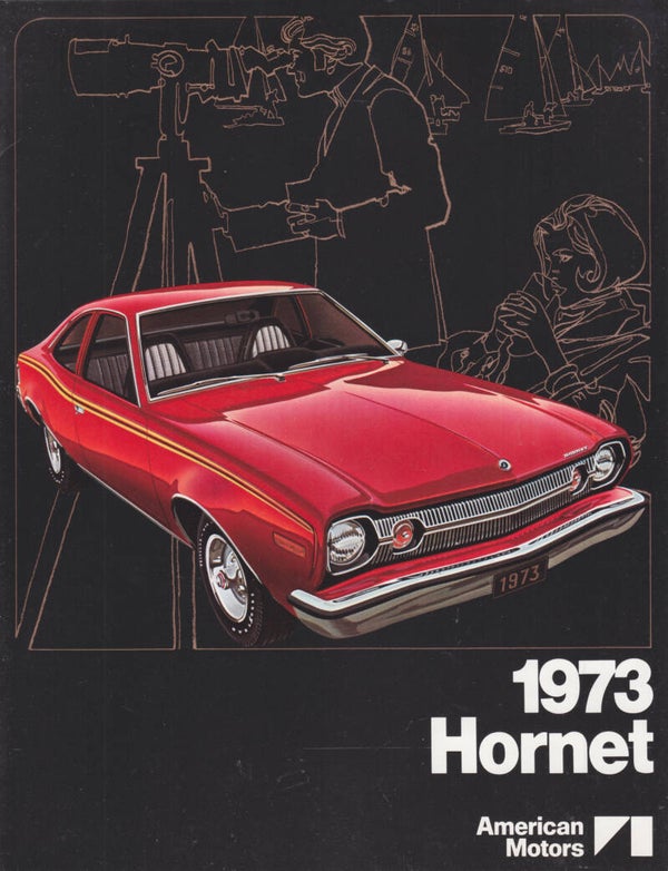AMC Hornet brochure, 8 pages, English, 1973