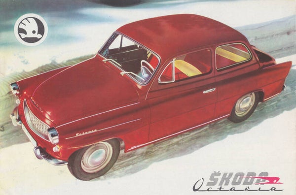Skoda Octavia & Felicia brochure, 14 pages, German, 1963