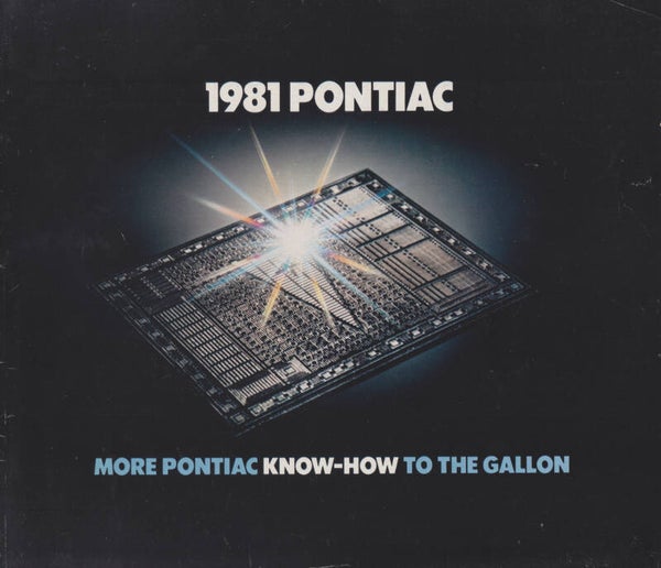 Pontiac program brochure, 32 pages, English, 1981