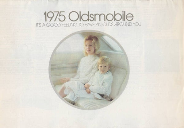 Oldsmobile full range brochure, 32 pages, English, 1975