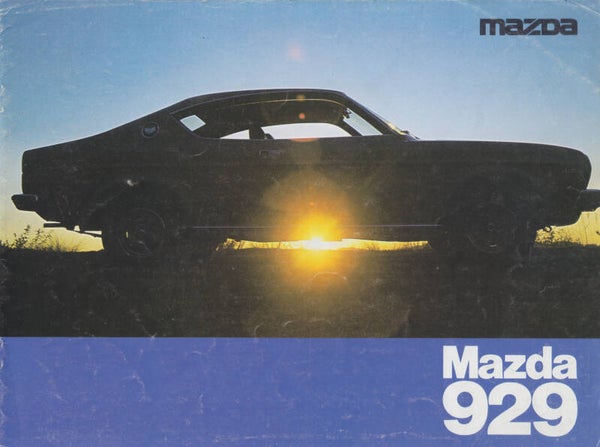 Mazda 929 brochure, 12 pages, Dutch, 4/1977