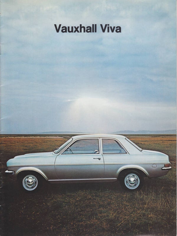 Vauxhall Viva 2/4-Door Saloon & Estate brochure, 16 pages, Dutch, 1973