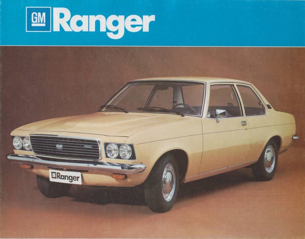 GM Ranger Sedan, 4 pages, Dutch, 1973