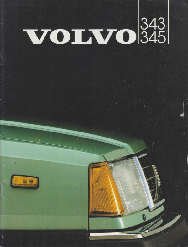 Volvo 343/345 brochure, 26 pages, Dutch, 1982