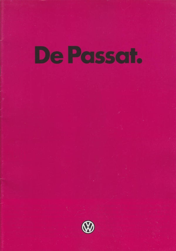 Volkswagen Passat brochure, 28 pages, Dutch, 1/1983