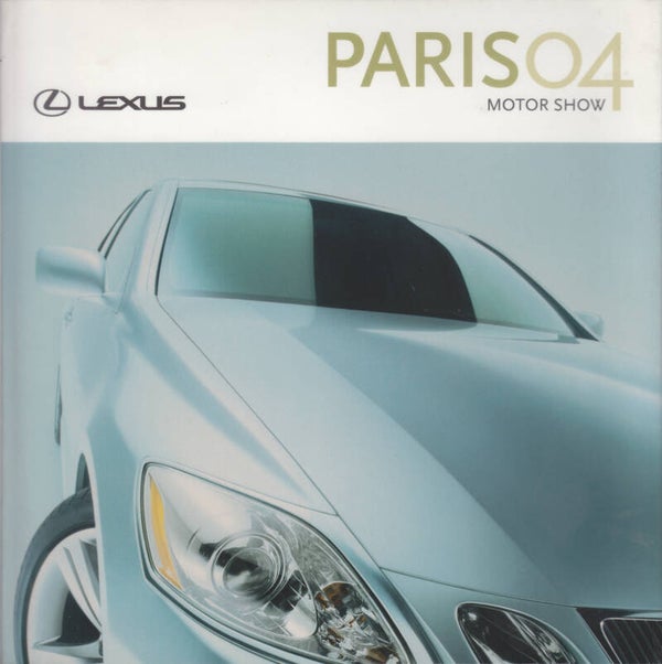 Lexus portfolio with photo DVD and square booklet, French language, 2004