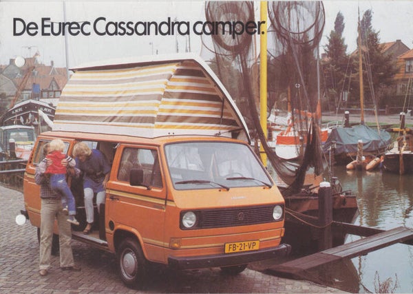 Volkswagen Eurec Cassandra Camper, folder, 6 pages, Dutch, 3/1980