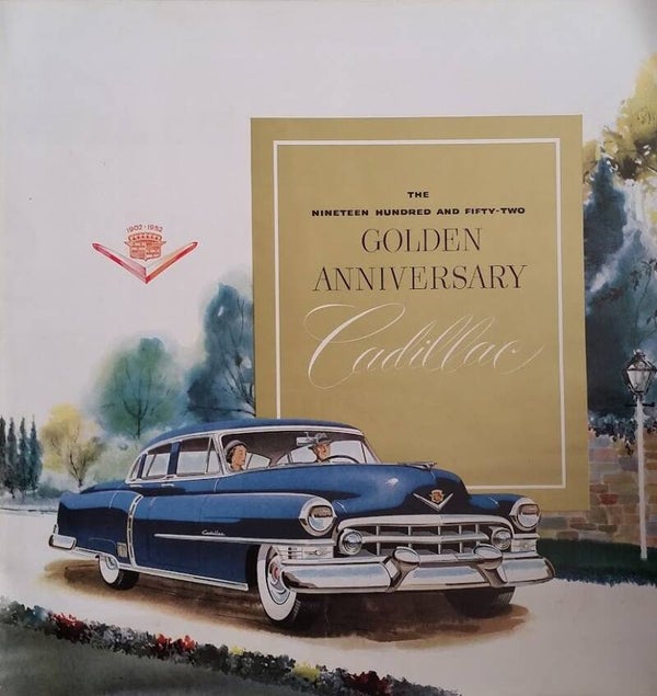 Cadillac full program, 12 large square pages, USA, 1952