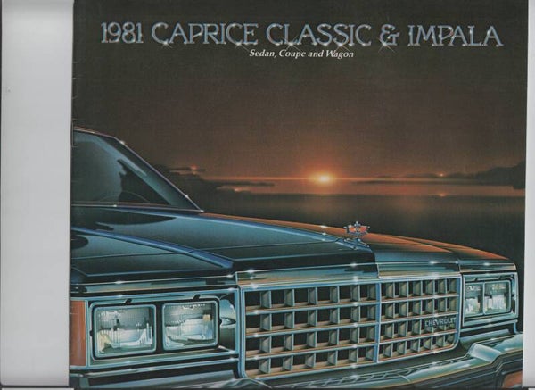 Brochure Chevrolet Caprice 1981
