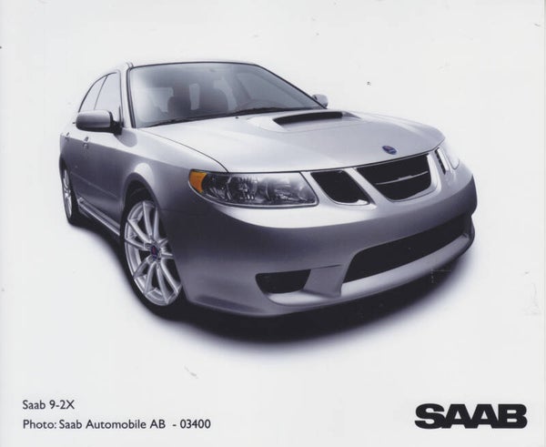 Saab 9-2 X, press photo, Sweden, 2003