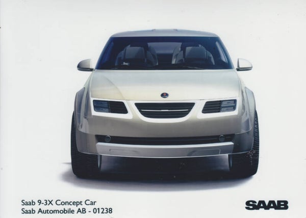 Saab 9-3X concept car, press photo, Sweden, 2002