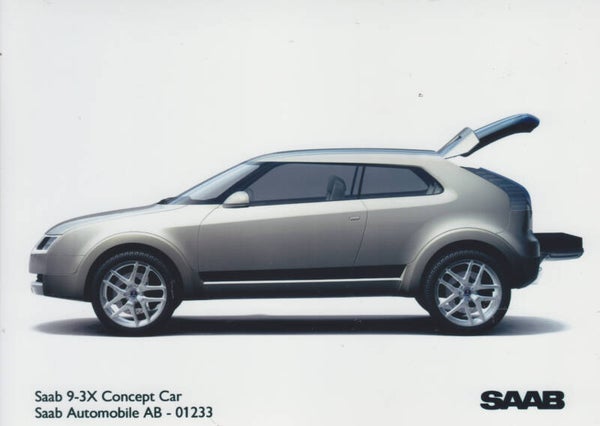 Saab 9-3X concept car, press photo, Sweden, 2002