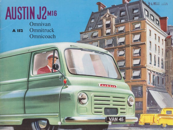 Austin J2 (M16) / A 152 Omni series Van/Truck/Coach, 16 pages, Dutch, 1964