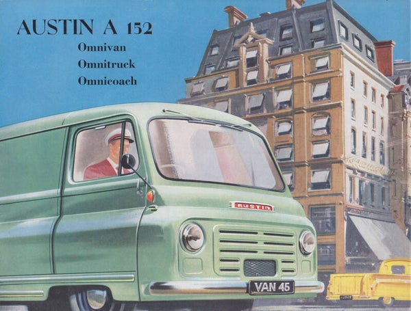 Austin A 152 Omni series Van/Truck/Coach, 16 pages, Dutch, 1959