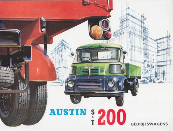 Austin S&T 200 trucks, 12 pages, Dutch, 1961