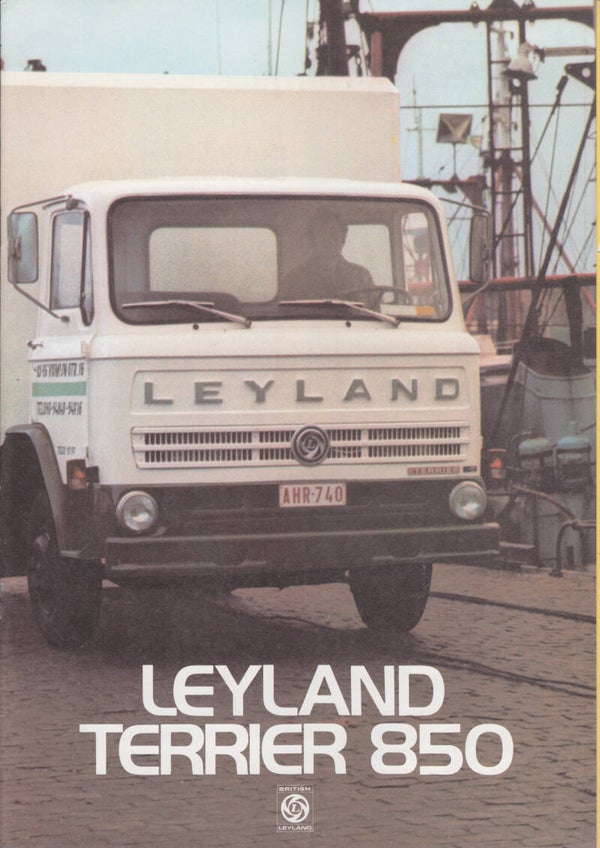 Leyland Terrier 850 truck, 8 + 2 pages, UK, 9/1974