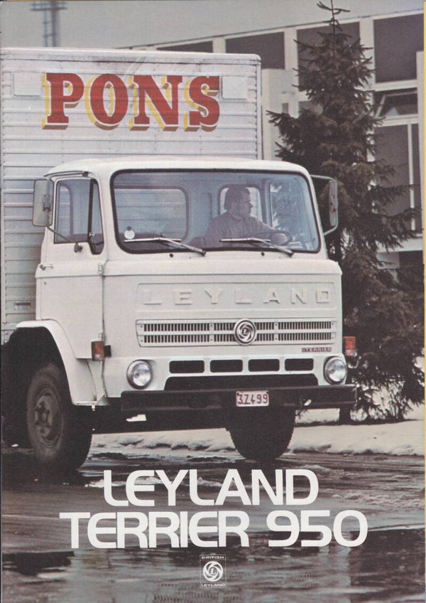 Leyland Terrier 950 truck, 8 + 2 pages, UK, 8/1974