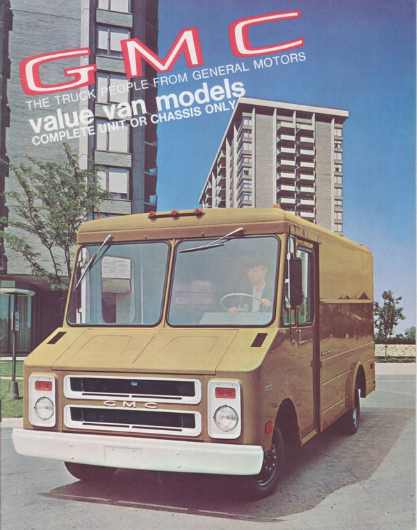 GMC Value Vans models, 8 pages, USA, 7/1969