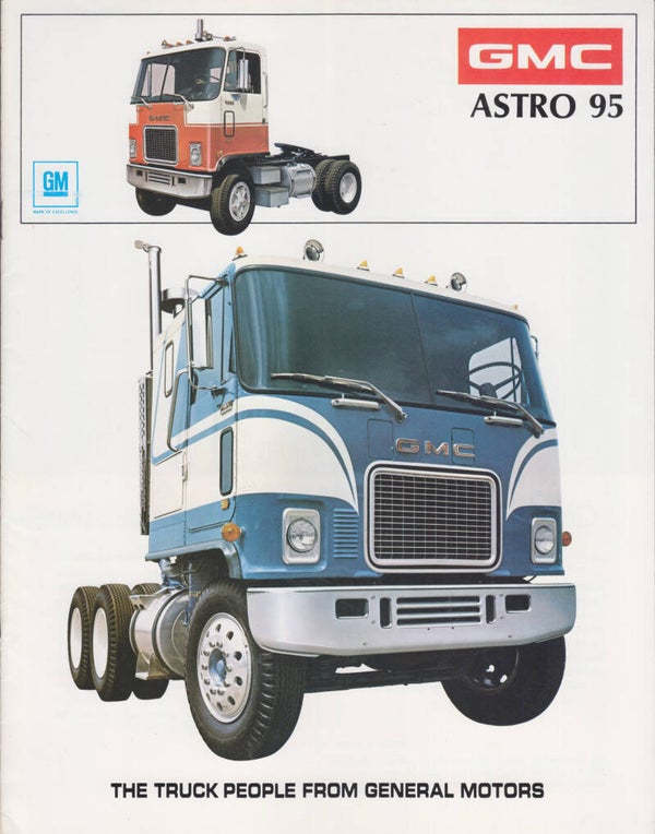 GMC Astro 95 truck series, 16 pages, USA, 8/1972