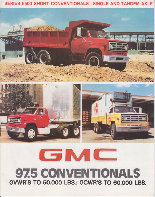 GMC 97.5 Conventionals, 8 pages, USA, 1977