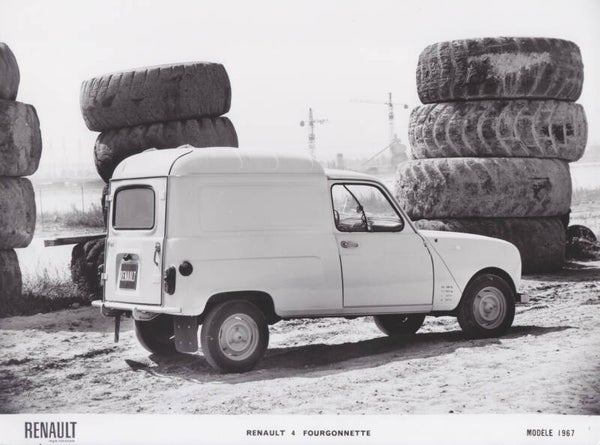 Renault 4 Fourgonette, press photo, France, 1967