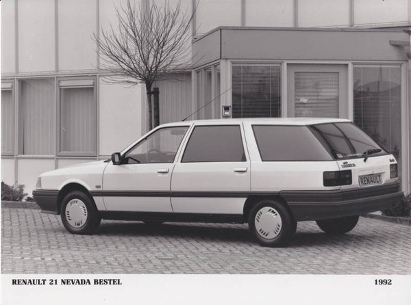 Renault 21 Nevada Van, press photo, Dutch, 1992
