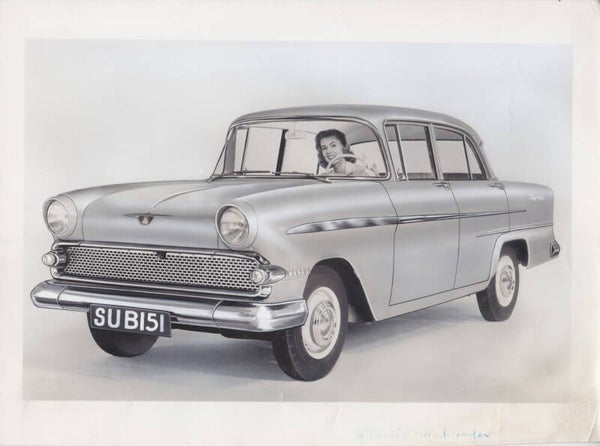 Vauxhall Victor Super Saloon, press photo, UK, c1958