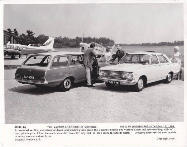 Vauxhall Victor 101 series, press photo, UK, 10/1964
