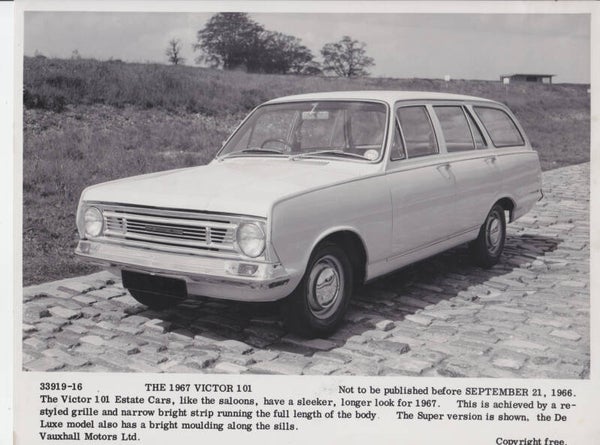 Vauxhall Victor 101 Estate, press photo, UK, 9/1966