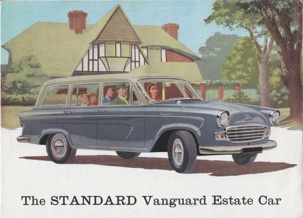 Standard Vanguard Estate Car, sales folder, 8 pages, UK, 7/1960
