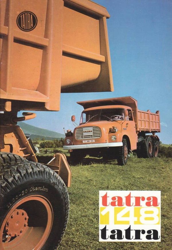 Tatra 148 truck, brochure, 24 pages, Dutch, 1972