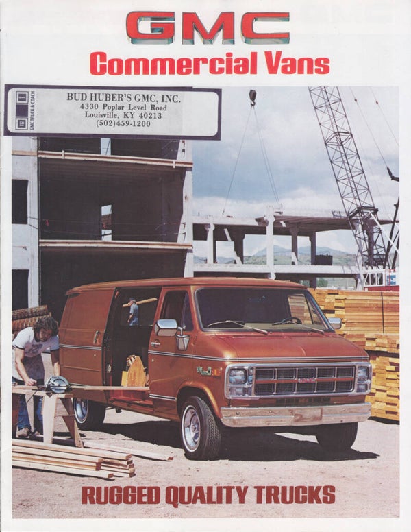 GMC Commercial Vans models, 8 pages, USA, 1980