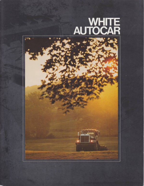 White Autocar truck brochure, 18 pages, English, 1978