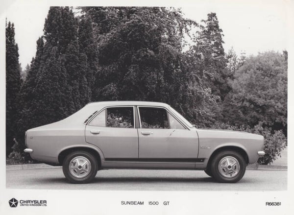 Sunbeam 1500 GT 4-Door, press photo, UK, c1970