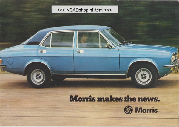 Morris program sales brochure, 16 pages, UK, 4/1976
