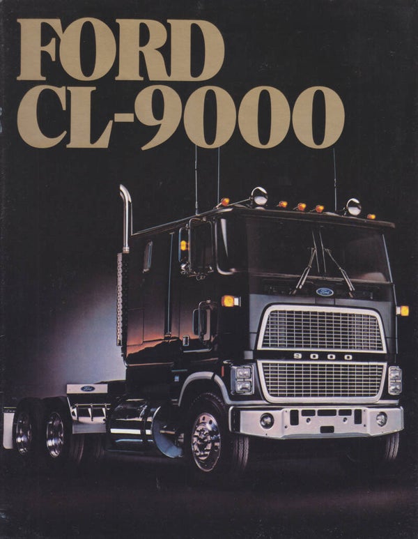 Ford CL-9000 truck, 12 pages, USA, 8/1983