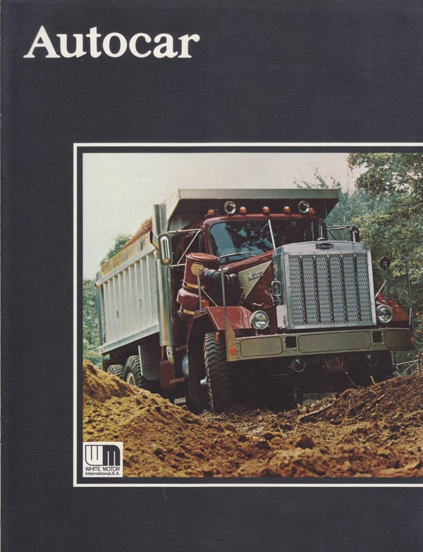 White Autocar truck brochure, 8 pages, Dutch, 1976