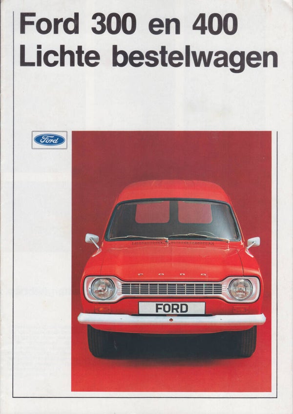 Ford 300 & 400 Vans, 8 pages, Dutch, 4/1972