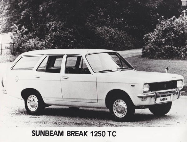 Sunbeam 1250 TC Break, press photo, France, 1970s
