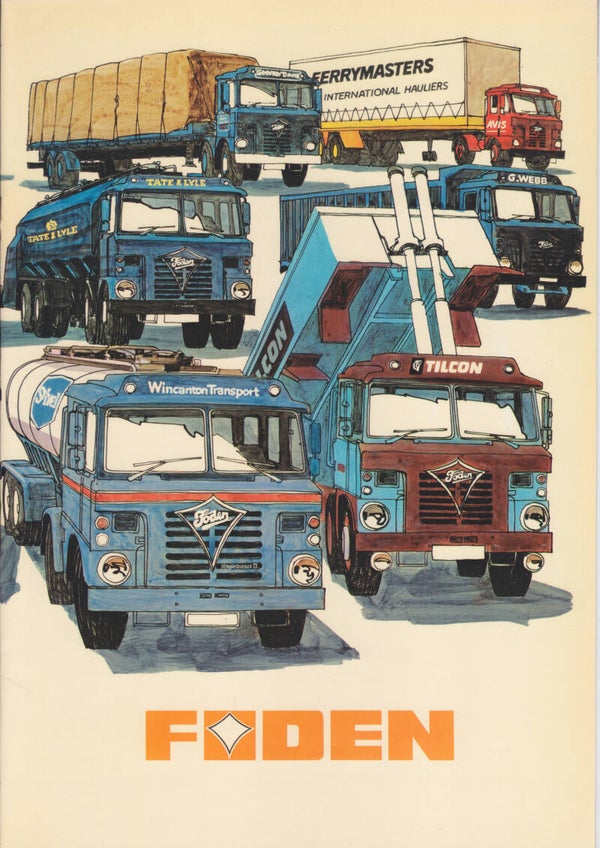 Foden Universal truck program, 12 pages, Dutch, 1974